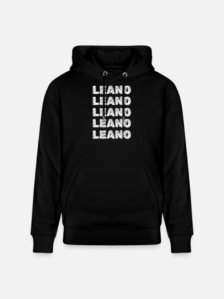 Leano comme nom - Sweat à capuche bio CRUISER Stanley/Stella Unisexe - noir