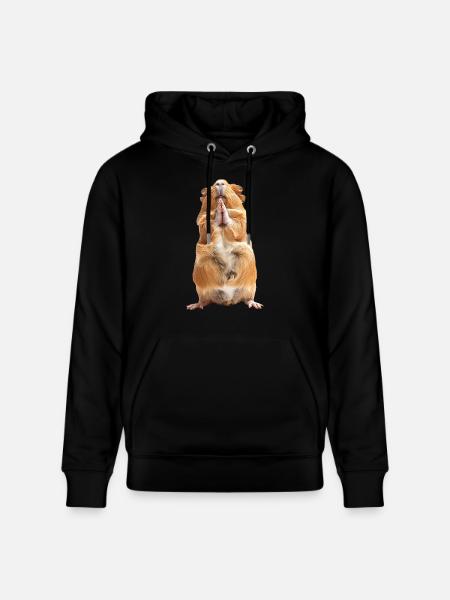 Meerschweinchen - Stanley/Stella Unisex Bio-Hoodie CRUISER - Schwarz