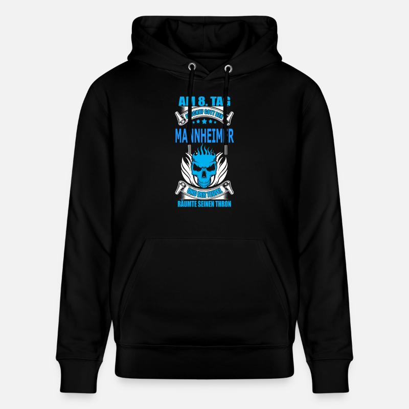 MANNHEIMER - Stanley/Stella Unisex Bio-Hoodie CRUISER  - Schwarz