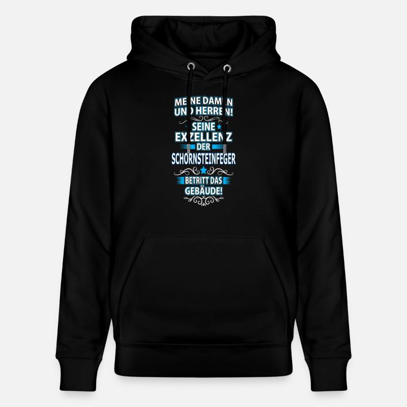 SCHORNSTEINFEGER - Stanley/Stella Unisex Bio-Hoodie CRUISER  - Schwarz