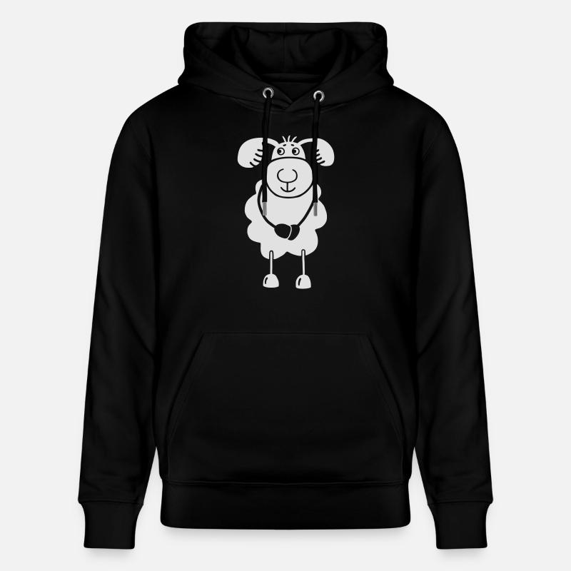 Moutons timide - V - Sweat à capuche bio CRUISER Stanley/Stella Unisexe - noir