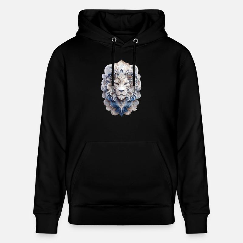 Signe du zodiaque Lion - Sweat à capuche bio CRUISER Stanley/Stella Unisexe - noir