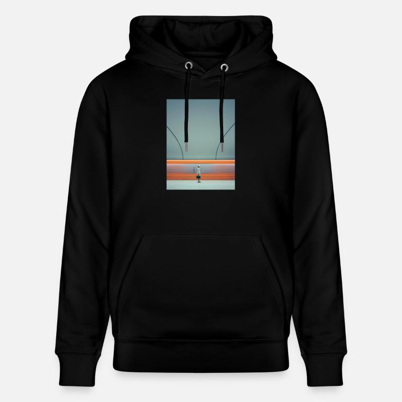 Plateforme comme Orange - Sweat à capuche bio CRUISER Stanley/Stella Unisexe - noir