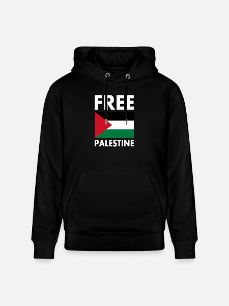 Free palestine - Stanley/Stella CRUISER økologisk unisex-hoodie - sort