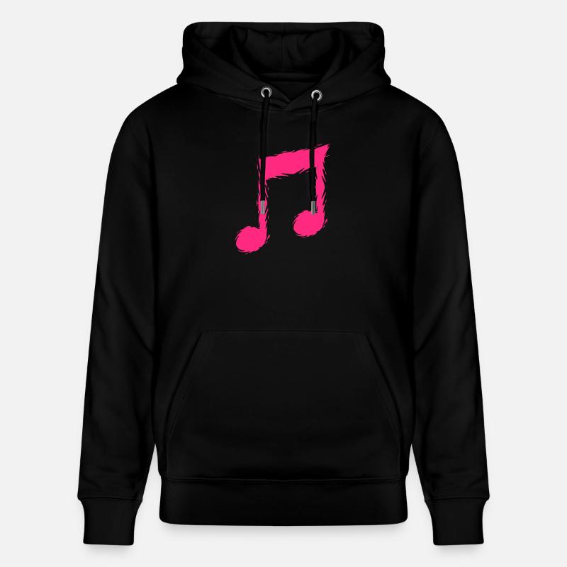 Musiknote Musik Design Sänger - Stanley/Stella Unisex Bio-Hoodie CRUISER  - Schwarz