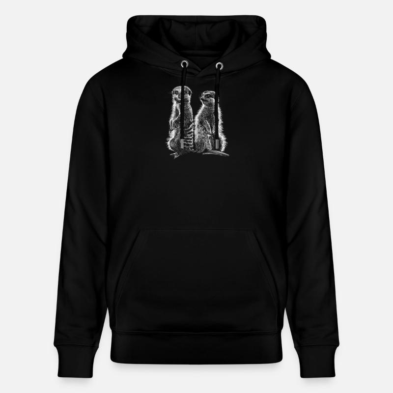 Erdmännchen - Stanley/Stella Unisex Bio-Hoodie CRUISER  - Schwarz