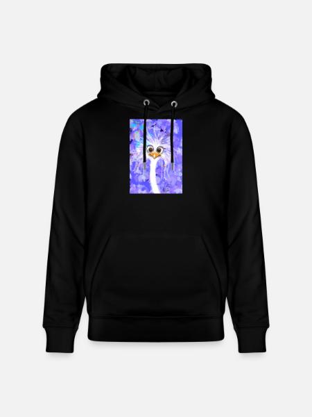Fabelhafter flauschiger Strauß - Stanley/Stella Unisex Bio-Hoodie CRUISER  - Schwarz