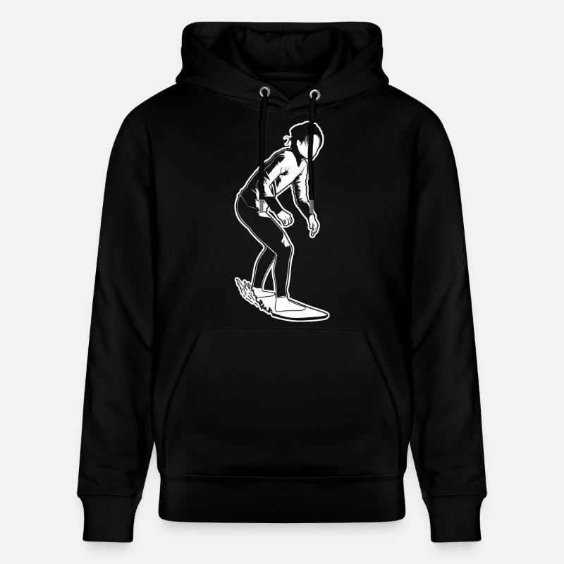 Fille surfeuse - Sweat à capuche bio CRUISER Stanley/Stella Unisexe - noir