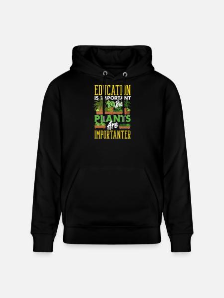 Garten- Und Pflanzenliebhaber Geschenke - Stanley/Stella Unisex Bio-Hoodie CRUISER - Schwarz