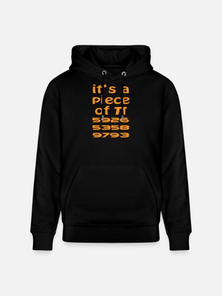 Piece of PI - Stanley/Stella CRUISER Unisex Organic Hoodie - black