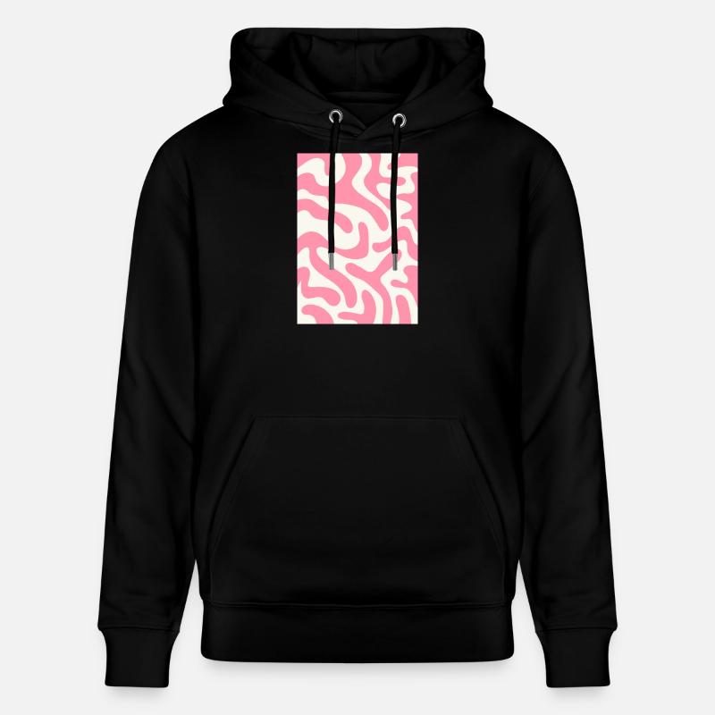 Tigre funky - rose - Sweat à capuche bio CRUISER Stanley/Stella Unisexe - noir