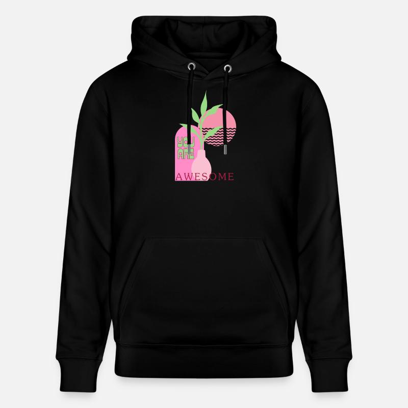 Tu es incroyable - Sweat à capuche bio CRUISER Stanley/Stella Unisexe - noir