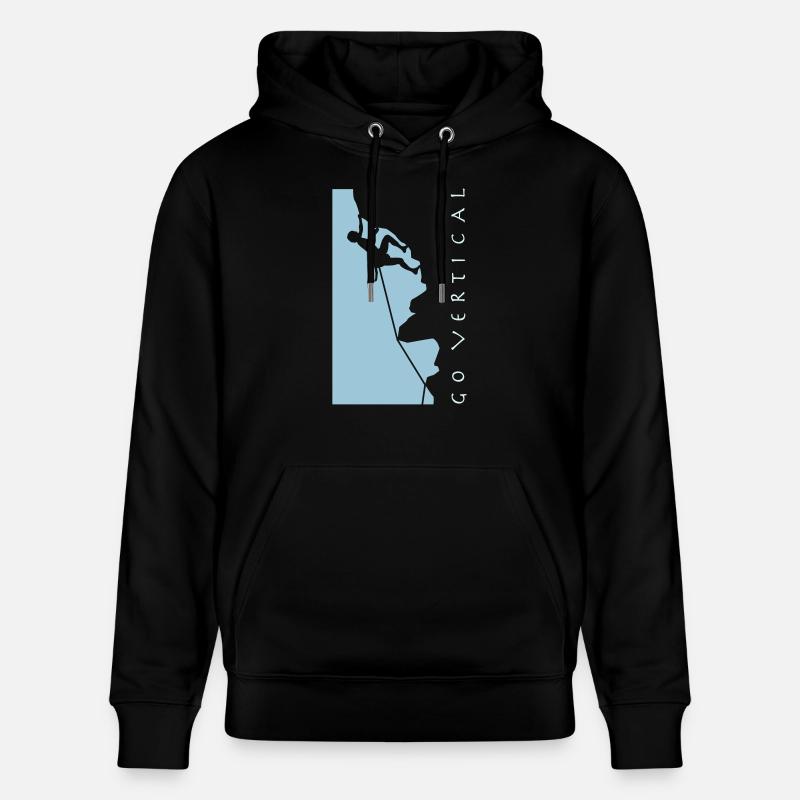 freeclimber_012015_a_2c - Stanley/Stella Unisex Bio-Hoodie CRUISER  - Schwarz