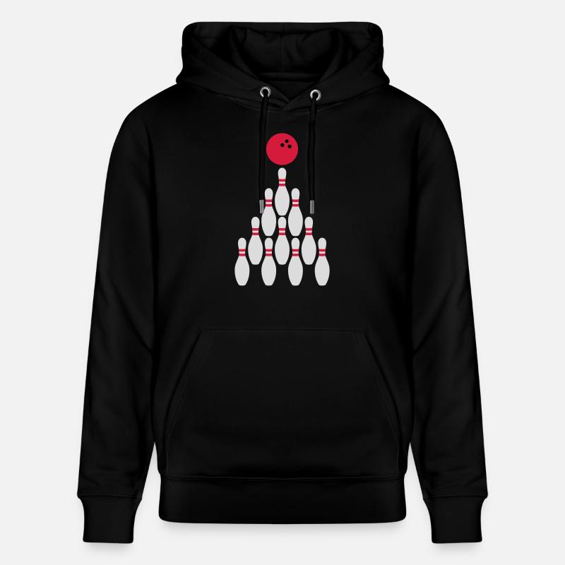 Bowling Kegeln Conception de boules - Sweat à capuche bio CRUISER Stanley/Stella Unisexe - noir