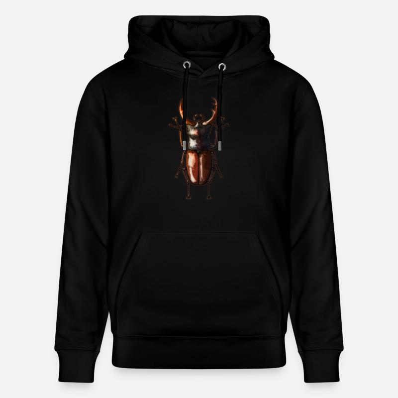 Hirschkäfer - Stanley/Stella Unisex Bio-Hoodie CRUISER  - Schwarz
