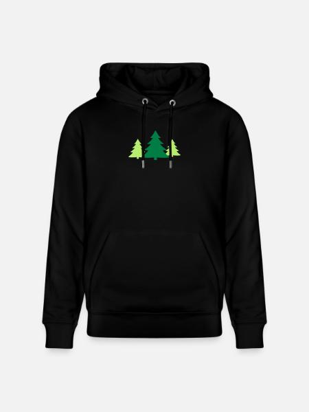 Christbaum, Gruppe - Stanley/Stella Unisex Bio-Hoodie CRUISER - Schwarz
