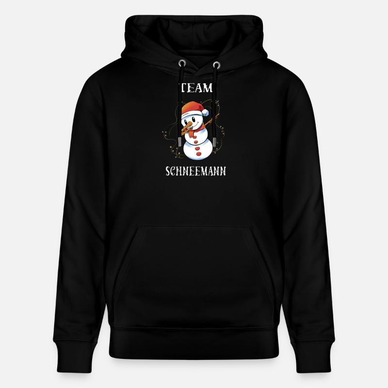 Team Schneemann - Stanley/Stella Unisex Bio-Hoodie CRUISER  - Schwarz