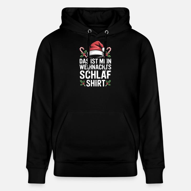 Mon t-shirt de nuit de Noël - Sweat à capuche bio CRUISER Stanley/Stella Unisexe - noir
