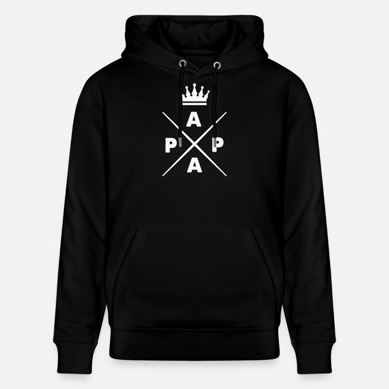 Papa - Sweat à capuche bio CRUISER Stanley/Stella Unisexe - noir