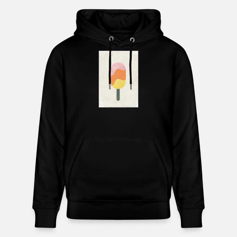 Glaces - Sweat à capuche bio CRUISER Stanley/Stella Unisexe - noir