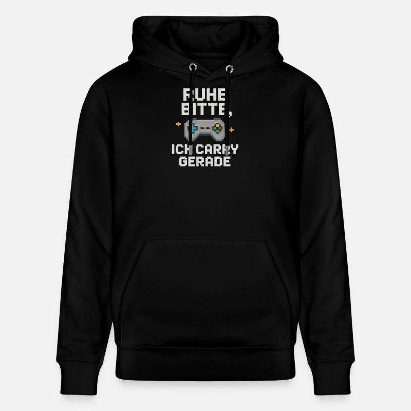 Silence Please Pixel Controller Graphiques - Sweat à capuche bio CRUISER Stanley/Stella Unisexe - noir