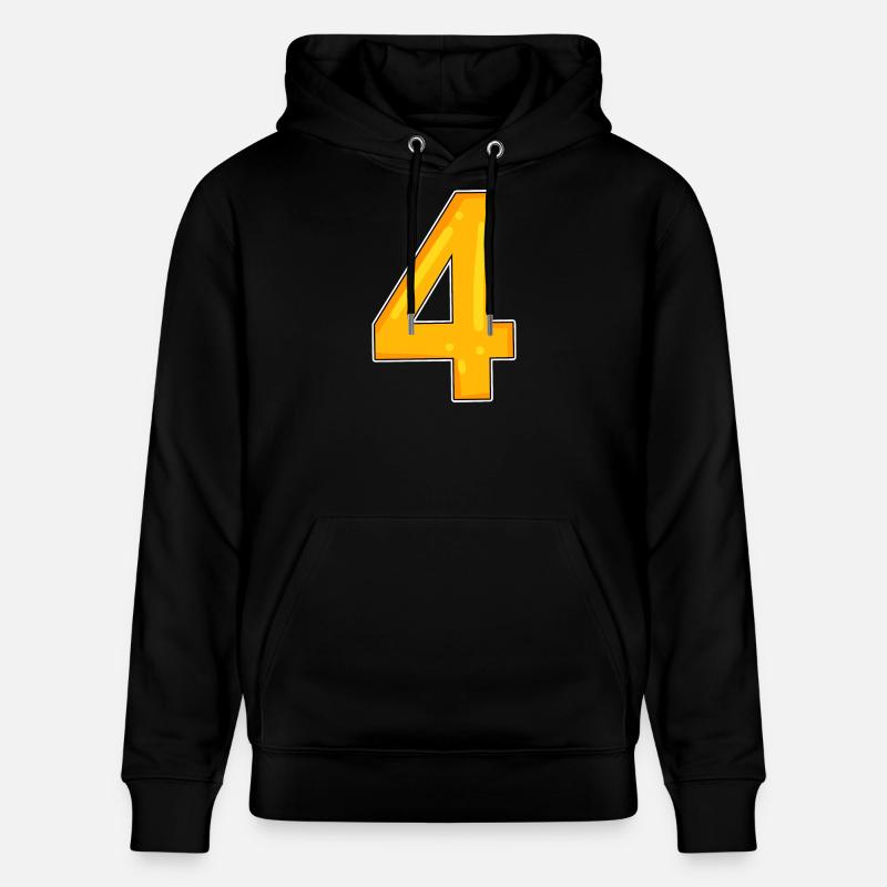 4 jaune - Sweat à capuche bio CRUISER Stanley/Stella Unisexe - noir