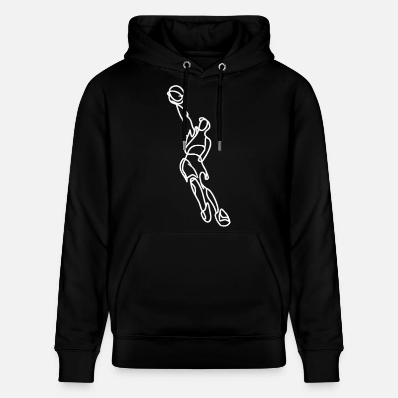 Basketteur - Sweat à capuche bio CRUISER Stanley/Stella Unisexe - noir