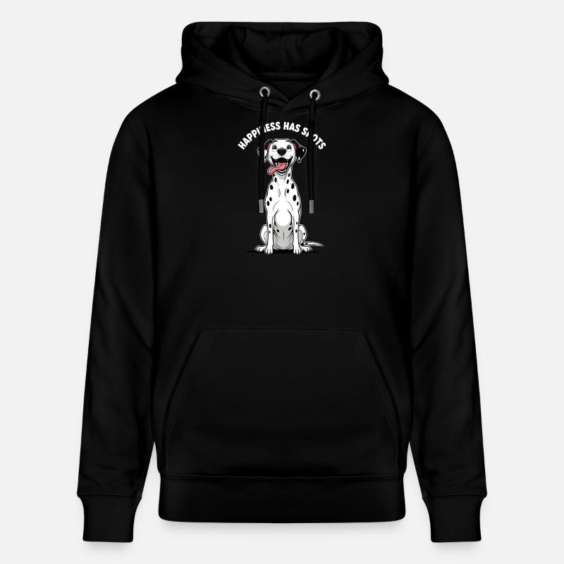 Happiness Has Spots Dalmatiner Design - Stanley/Stella Unisex Bio-Hoodie CRUISER  - Schwarz
