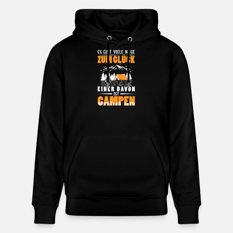 Camper Camping Caravane Dicton - Sweat à capuche bio CRUISER Stanley/Stella Unisexe - noir