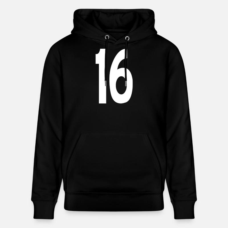 16 Seize - Sweat à capuche bio CRUISER Stanley/Stella Unisexe - noir