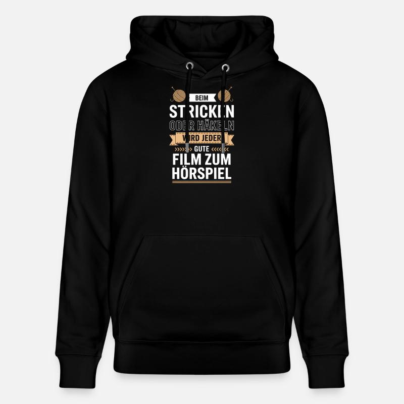 Stricken oder Häkeln Hörspielzauber - Stanley/Stella Unisex Bio-Hoodie CRUISER  - Schwarz