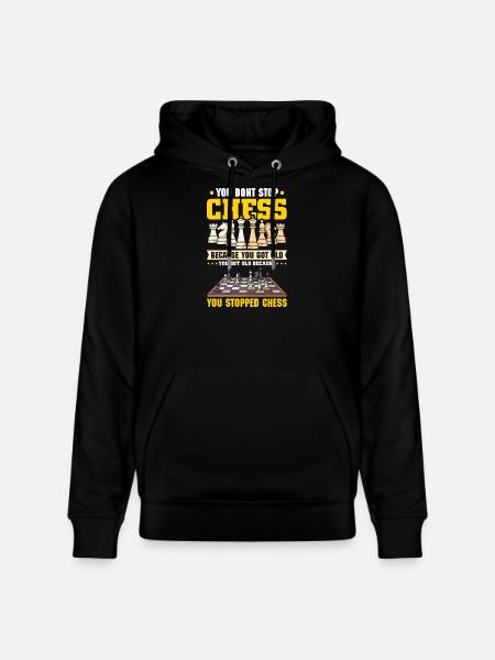 Chess Chess Player Chessboard - Stanley/Stella CRUISER Unisex Organic Hoodie - black