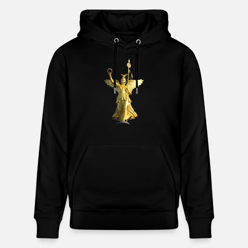 Siegessäule Berlin - Stanley/Stella Unisex Bio-Hoodie CRUISER  - Schwarz