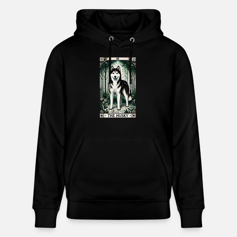 Le Husky - Sweat à capuche bio CRUISER Stanley/Stella Unisexe - noir