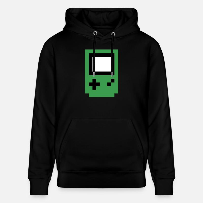 console verte - Sweat à capuche bio CRUISER Stanley/Stella Unisexe - noir