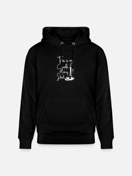 This is my candle making - Stanley/Stella CRUISER Unisex Organic Hoodie - black