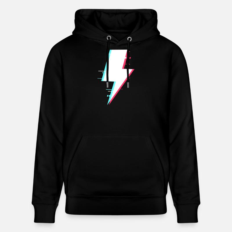 Lightning Style Rétro Éclairage numérique - Sweat à capuche bio CRUISER Stanley/Stella Unisexe - noir