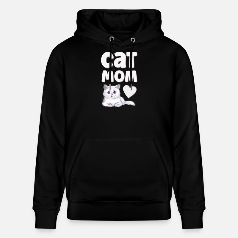 Chats Chats - Sweat à capuche bio CRUISER Stanley/Stella Unisexe - noir