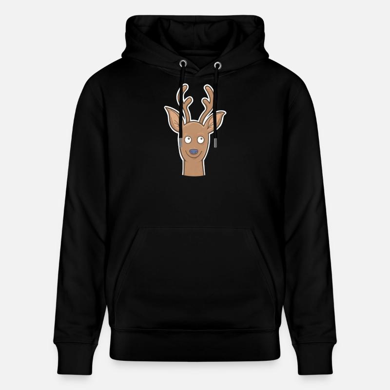 Rehbock - Stanley/Stella Unisex Bio-Hoodie CRUISER  - Schwarz