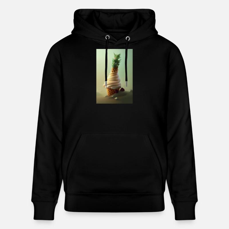 Glace - Sweat à capuche bio CRUISER Stanley/Stella Unisexe - noir