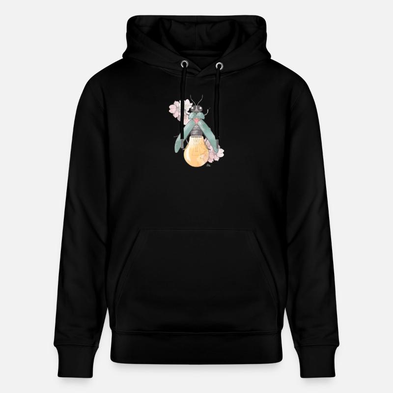 Birne | Blüte | Käferchen - Stanley/Stella Unisex Bio-Hoodie CRUISER  - Schwarz