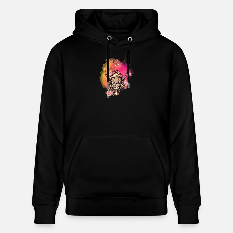 Visage de dragon en colère - Sweat à capuche bio CRUISER Stanley/Stella Unisexe - noir