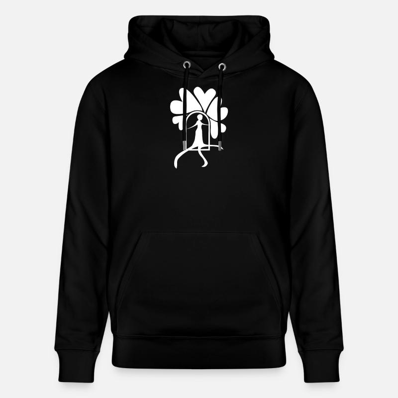 Sortez blanc - Sweat à capuche bio CRUISER Stanley/Stella Unisexe - noir