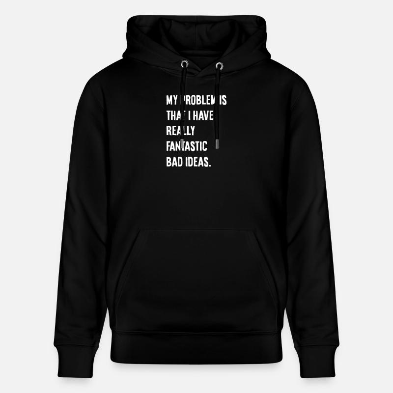 My problem - Stanley/Stella Unisex Bio-Hoodie CRUISER  - Schwarz