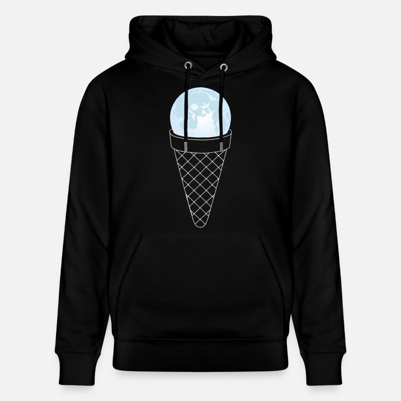 Crème glacée de la Lune - Sweat à capuche bio CRUISER Stanley/Stella Unisexe - noir