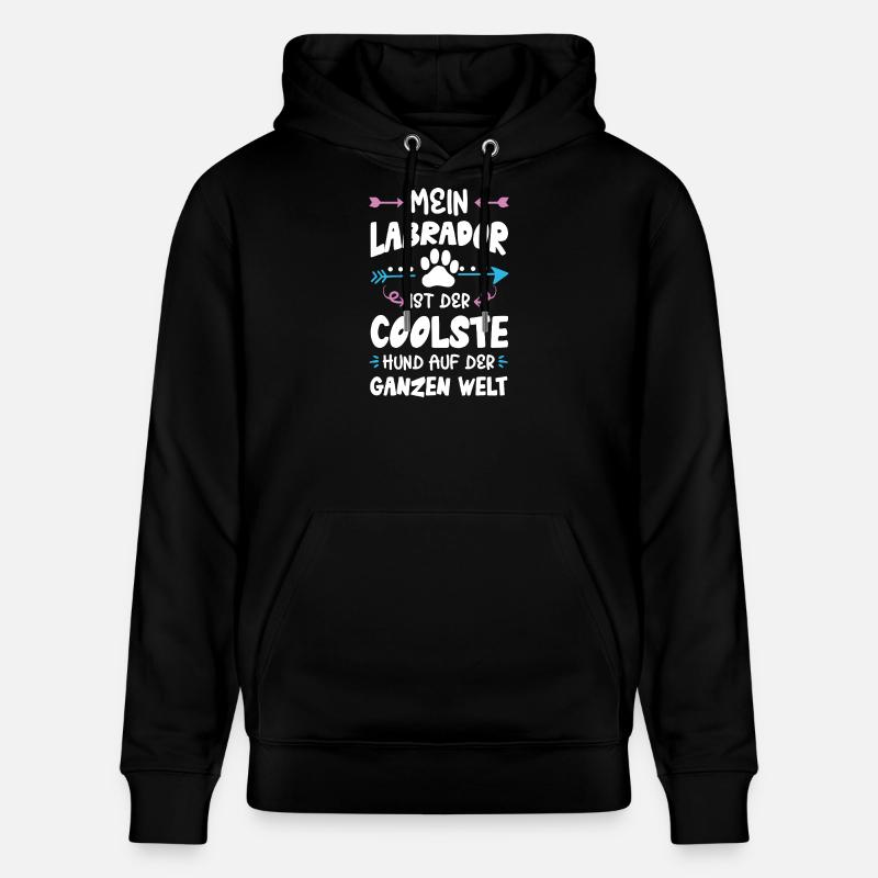 Dicton du chien Labrador - Sweat à capuche bio CRUISER Stanley/Stella Unisexe - noir