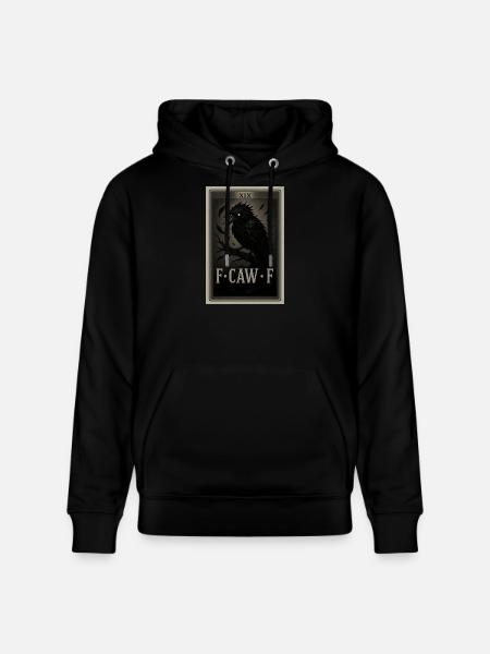 Black Raven - F-CAW-F - Stanley/Stella CRUISER Unisex Organic Hoodie - black