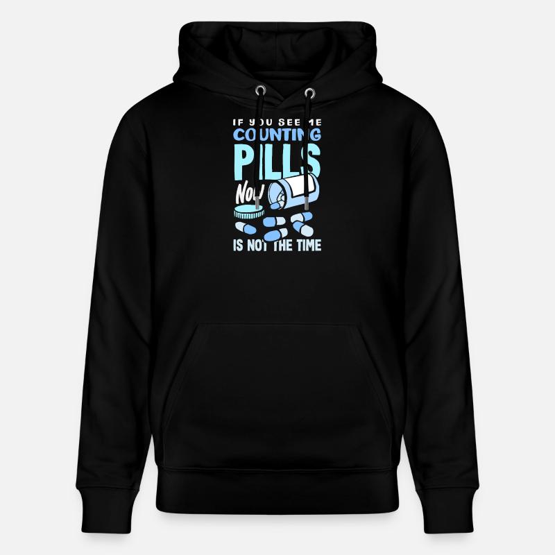 Pharmacien Technicien Pharmaceutique - Sweat à capuche bio CRUISER Stanley/Stella Unisexe - noir