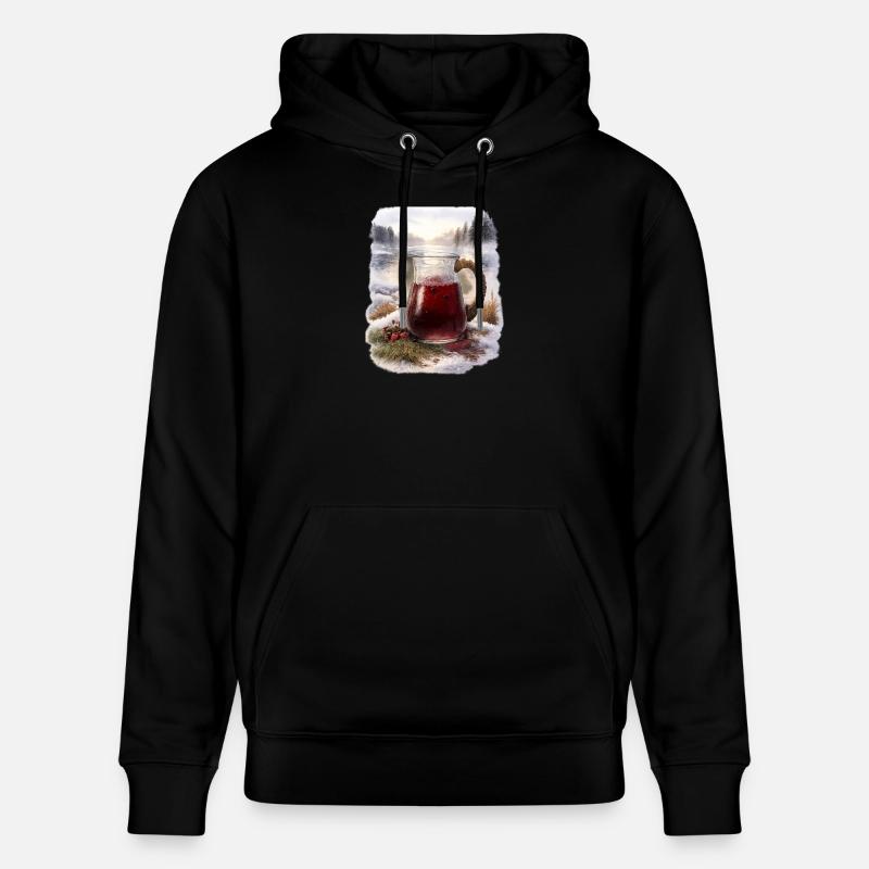 Carafe de Mors d’hiver - Sweat à capuche bio CRUISER Stanley/Stella Unisexe - noir