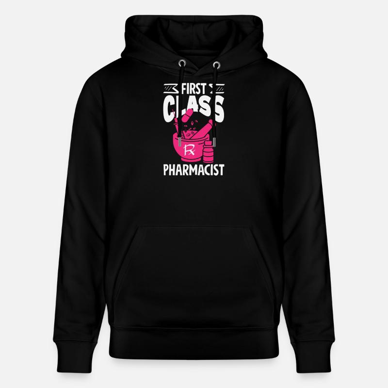 Apotheker Pharmazeutisch-technischer - Stanley/Stella Unisex Bio-Hoodie CRUISER - Schwarz